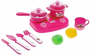 Набор посуды «Маша и Медведь», 10 предметов (Играем Вместе, B1231496-Rsim)